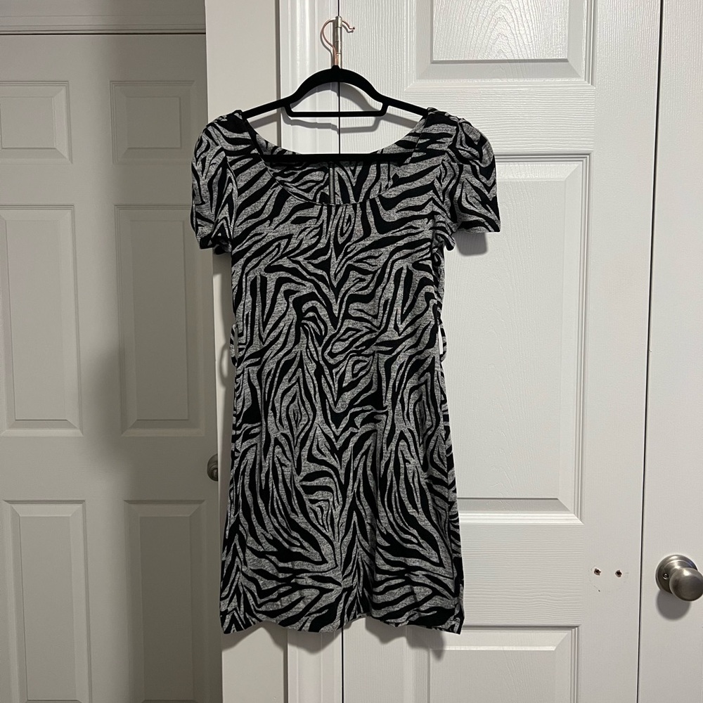 Zebra Striped Dress